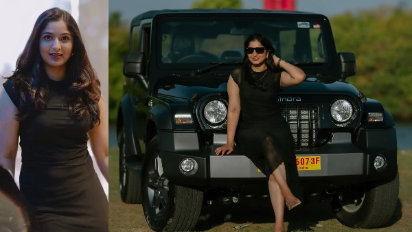 Actress And Model Anju Mary Thomas Buys New Mahindra Thar 3-Door SUV