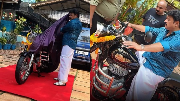 Minister KB Ganesh Kumar Buys Royal Enfield Bullet 350 Battalion Black