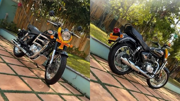 Minister KB Ganesh Kumar Buys Royal Enfield Bullet 350 Battalion Black