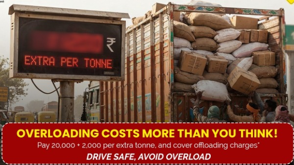 overload vehicles fine multiplied toll