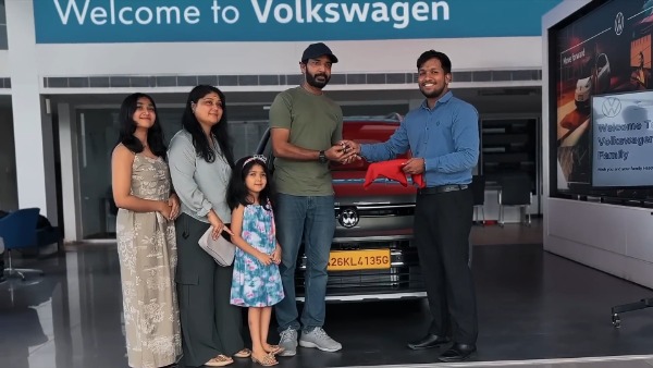 volkswagen taigun facelift delivery