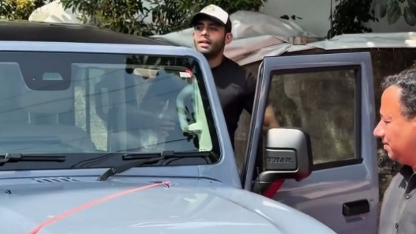 Actor Arjun Ashokan Gifts Mahindra Thar Roxx SUV To His Wife