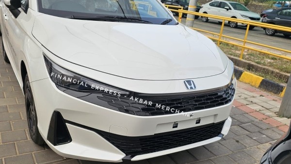 honda city facelift spy images