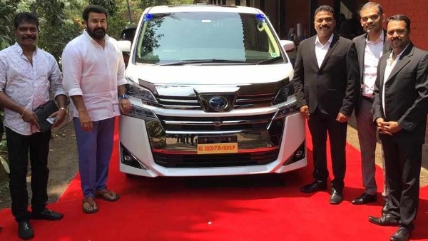 mohanlal toyota vellfire mohanlal toyota vellfire