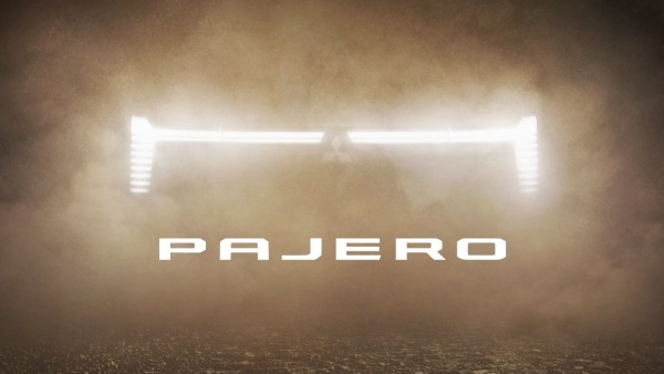 new mitsubishi pajero teased
