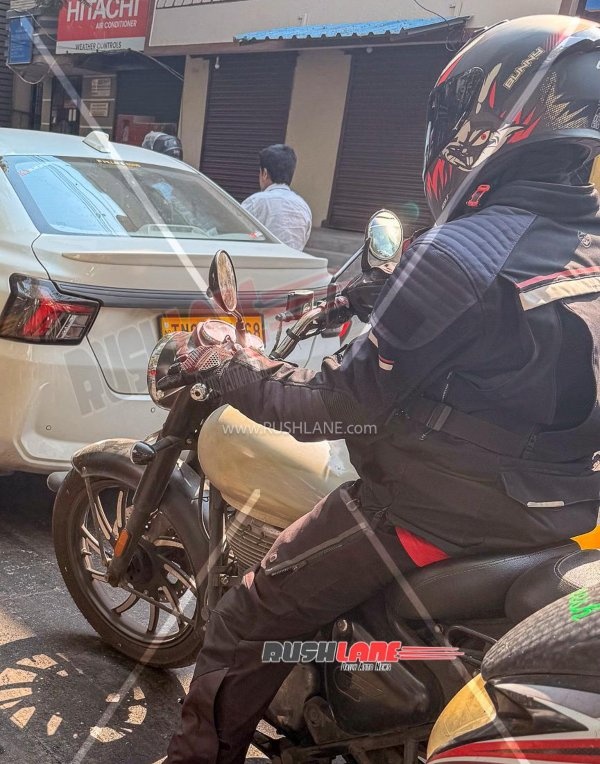 royal enfield classic 350 flex fuel spied