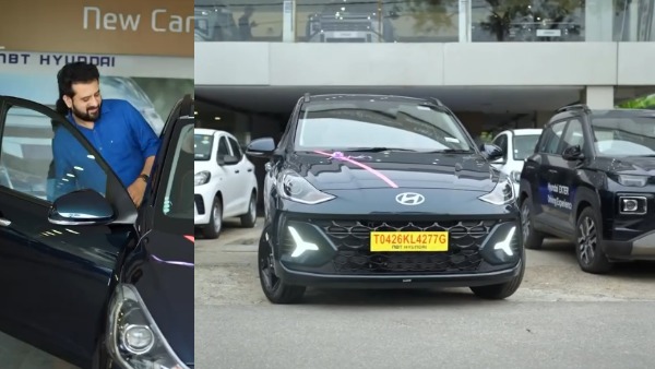 Serial Actor Sajan Surya And Wife Bought New Hyundai Grand i10 NIOS