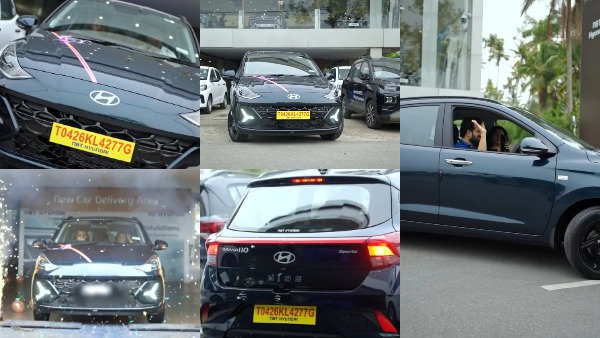 Serial Actor Sajan Surya And Wife Bought New Hyundai Grand i10 NIOS