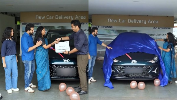 Serial Actor Sajan Surya And Wife Bought New Hyundai Grand i10 NIOS