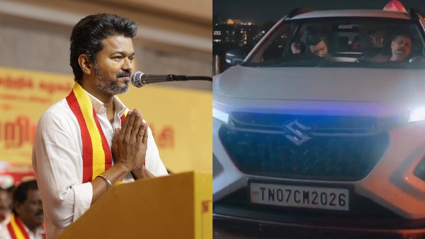 vijay goat movie car number