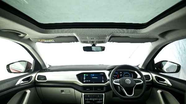 vw taigun facelift review interior panoramic sunroof