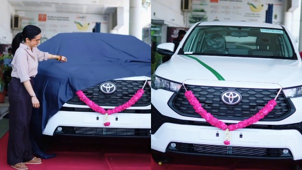 DD Neelakandan Dhivyadharshini Takes Delivery Of Her New Toyota Innova Hycross DD Neelakandan Dhivyadharshini Takes Delivery Of Her New Toyota Innova Hycross