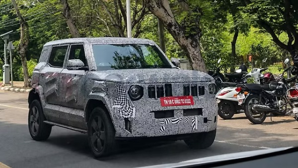 New Mahindra Mini Scorpio Spied Testing Again New Mahindra Mini Scorpio Spied Testing Again