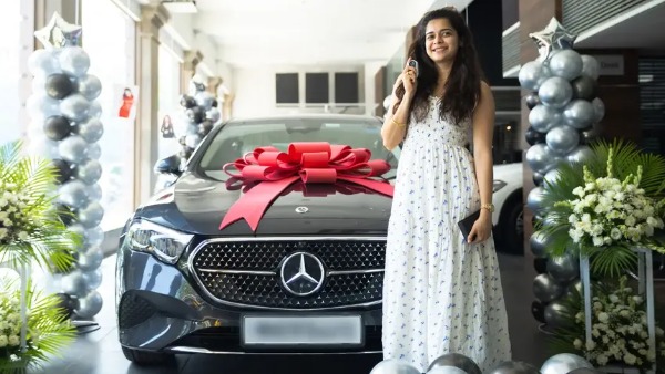 mithila palkar buys mercedes-benz e 200
