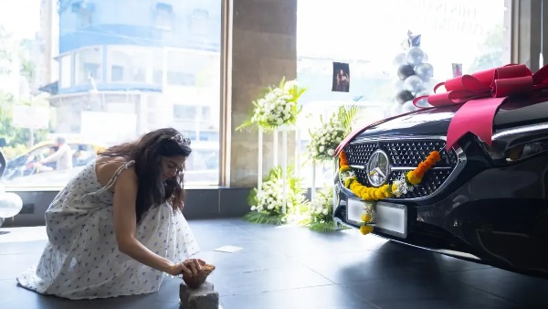 mithila palkar buys mercedes-benz e 200