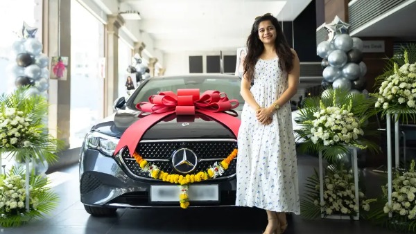 mithila palkar buys mercedes-benz e 200