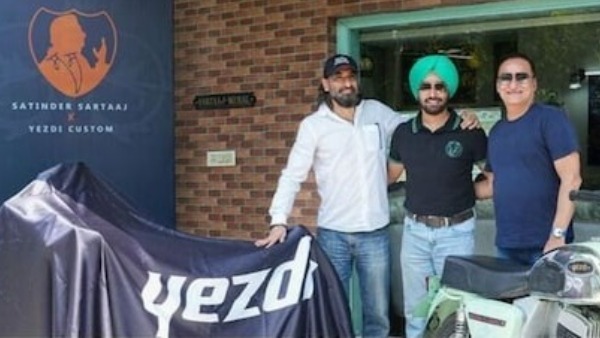 satinder sartaaj buys yezdi roadster