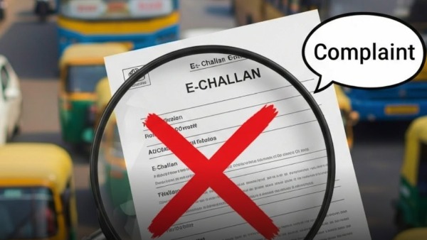 wrong e-challan dispute india