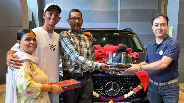 yashasvi jaiswal fathers day gift mercedes gle yashasvi jaiswal fathers day gift mercedes gle