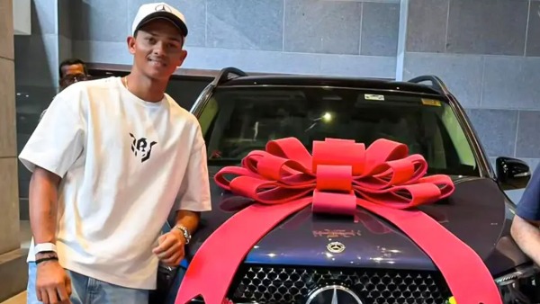yashasvi jaiswal fathers day gift mercedes gle yashasvi jaiswal fathers day gift mercedes gle