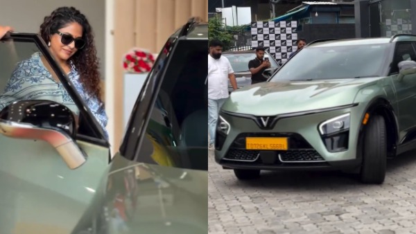 poornima indrajith buys vinfast vf 7