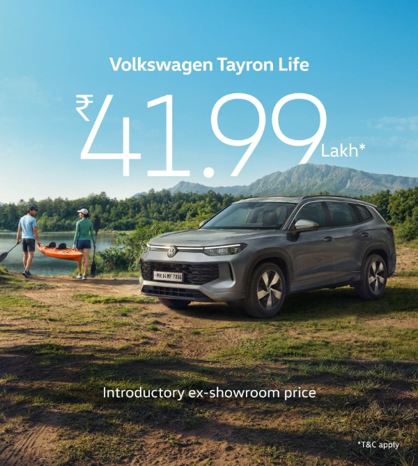 Volkswagen Tayron Life Variant Launched In India Volkswagen Tayron Life Variant Launched In India