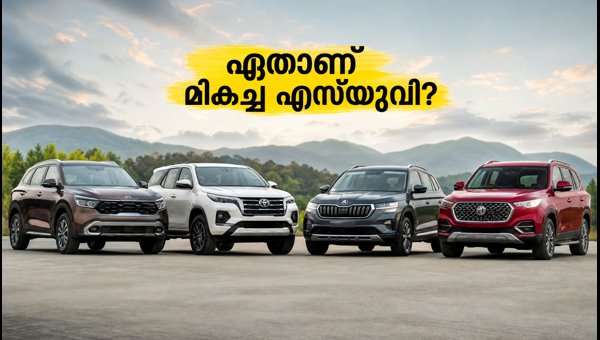 Kia Sorento vs Fortuner vs Kodiaq vs Gloster: 2026 Price, Features, and Mileage Comparison Kia Sorento vs Fortuner vs Kodiaq vs Gloster: 2026 Price, Features, and Mileage Comparison