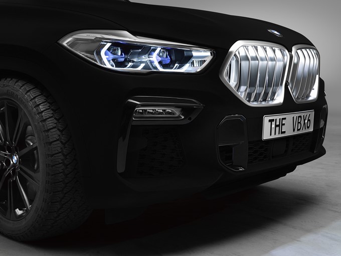 BMW Vantablack X6