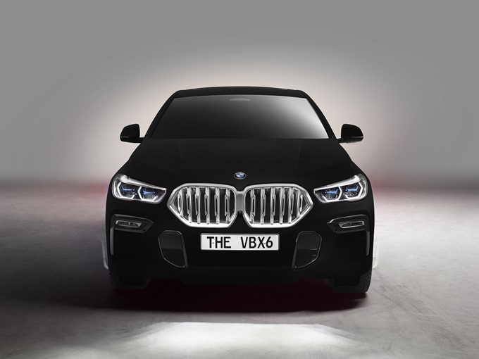 BMW Vantablack X6