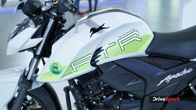 TVS Apache RTR 160 4V Flex Fuel