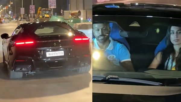 ஐபிஎல்-க்கு மத்தியில் பரபரப்பான சாலையில் தோழி உடன் உலா வந்த பிரபல கிரிக்கெட் வீரர்! ஓட்டி வந்த கார் ரூ.12 கோடி