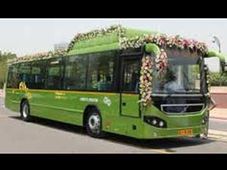 டெல்லியில் எரிவாயுவில் இயங்கும் வால்வோ பஸ் சோதனைஓட்டம்