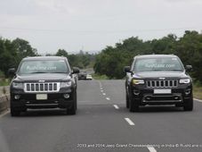 இந்தியாவில் கைகோர்த்து உலா வந்த கிராண்ட் செரோக்கீ கார்கள்!!