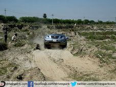 டெல்லி ரேஸ் டிராக்கில் பட்டையை கிளப்பிய நிசான் பேட்ரோல் எஸ்யூவி!