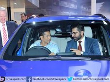 பிஎம்டபுள்யூ எக்ஸ்1 எஸ்யூவி காரை, இந்தியாவில் அறிமுகம் செய்தார் சச்சின் டெண்டுல்கர்