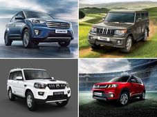 விற்பனையில் கலக்கும் இந்தியாவின் டாப் -4 எஸ்யூவி மாடல்கள்!