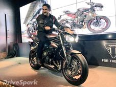 ட்ரையம்ஃப் ஸ்ட்ரீட் ட்ரிப்பிள் ஆர்எஸ் சூப்பர் பைக் விற்பனைக்கு அறிமுகம்- விபரம்!