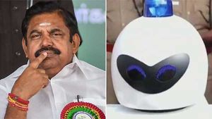 இந்த சேலம் ரோபோ லஞ்சம் வாங்குமா? முதல்வர் எடப்பாடி பழனிச்சாமிக்கு எதிராக கிளம்பியது புது சர்ச்சை...