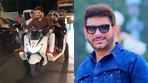 விதியை மீறி ஸ்கூட்டரை மாடிஃபிகேஷன் செய்த எம்எல்ஏ... வைரல் வீடியோ...!