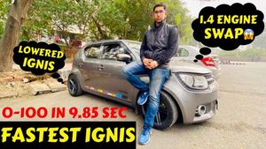 ஸ்போர்ட்ஸ் கார்போல் சீறிபாயும் மாருதி இக்னிஸ்... நம்பவே முடியலையே இந்த கார் இவ்வளவு வேகமா போகுமா...!