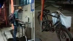 1,800 கிமீ சைக்கிள் பயணம்... சொந்த ஊர் வந்ததும் என்ன நடந்தது தெரியுமா?...  கலங்க வைத்த இளைஞர்!