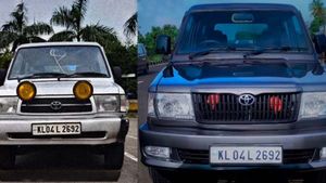 சொக்க வைக்கும் அழகு... கவர்ச்சியாக உருமாறிய டொயோட்டா குவாலிஸ் கார்... பாக்க பாக்க ஆசையா இருக்கு...