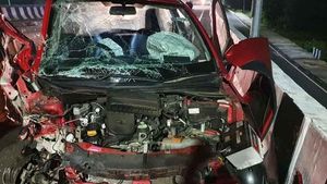 கனரக லாரியுடன் மோதிய கார்... சிறு காயம் கூட இல்லாமல் வெளியே வந்த டிரைவர்... எந்த நிறுவனத்தின் தயாரிப்பு தெரியுமா?