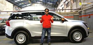 விலை குறைவான மஹிந்திரா எக்ஸ்யூவி700 கார் இப்படிதான் இருக்கும்!! சக்கரங்கள் மட்டும்தான் வேறயா? - வீடியோ