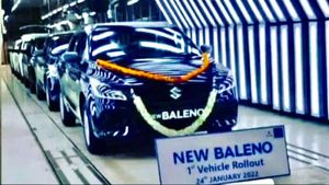 2022 மாருதி பலேனோ கார்களின் தயாரிப்பு பணிகள் தொடங்கியாச்சு!! அறிமுகம் மிக விரைவில்!