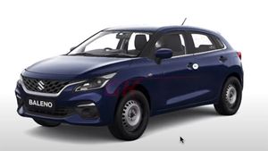 2022 மாருதி சுஸுகி பலேனோவின் விலை குறைவான வேரியண்ட்டின் தோற்றம் இதுதான்!! முதல் வீடியோ வெளியானது!