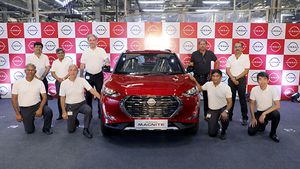 சென்னை தொழிற்சாலையில் 50,000ஆவது நிஸான் மேக்னைட் கார் வெளியேற்றம்!! இந்தியாவில் தயாரிக்கப்படும் உலகிற்கான கார்