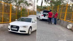 Audi காரில் டீ விற்கும் இளைஞர்! இதுக்கு பின்னால இப்படி ஒரு காரணமா! மனுஷன் ஒரே நாள்ல எங்கயோ போய்ட்டாரு!