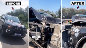 மயிரிழையில் உயிர்தப்பிய முன்னாள் எம்.எல்.ஏ... மஹிந்திரா கார்களின் தரத்துக்கு இதைவிட ஒரு சாட்சி தேவையில்ல!!