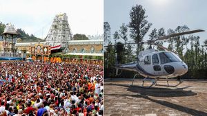 ஏழுமலையானை தரிசிக்க ஹெலிகாப்டர் சேவை அறிமுகம்.. இதற்கான கட்டணம் எவ்வளவு தெரியுமா?